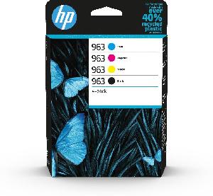 HP 963 4-pack Black/Cyan/Magenta/Yellow Original Ink Cartridges - Pigment-based ink - Pigment-based ink - 47.86 ml - 1000 pages - 5 pc(s) - Combo pack